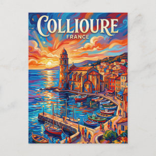 Collioure France Postcard