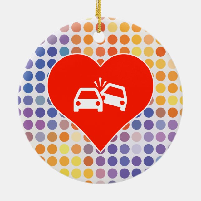 Collision Fan Ceramic Tree Decoration (Back)