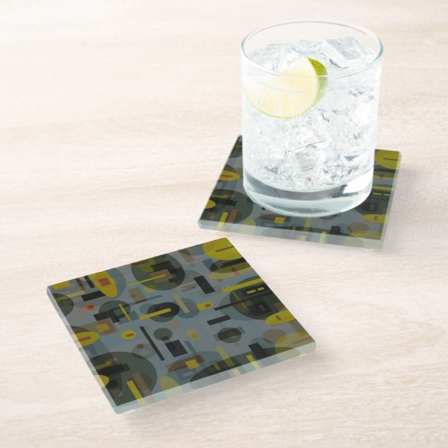 colloquial urban 003 glass coaster (Angled)