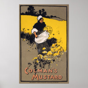 Colman's mustard, 1900 poster