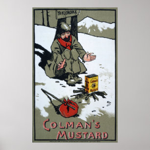 Colman's warming mustard, 1900 poster