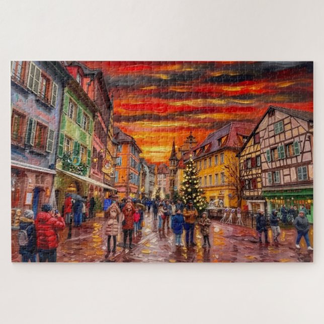 Colmar Christmas: Gallery Edition Solar Vortex Jigsaw Puzzle (Horizontal)