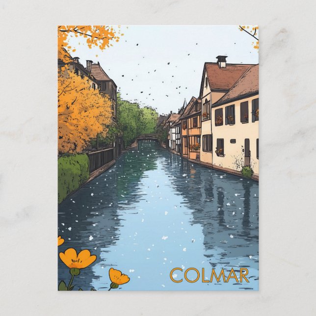 Colmar France Travel Postcard (Front)