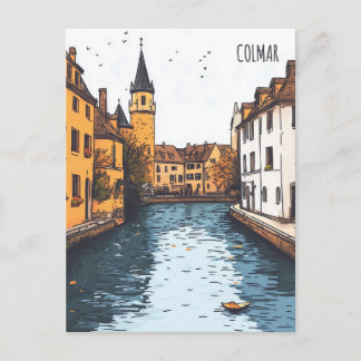 Colmar France Travel Postcard