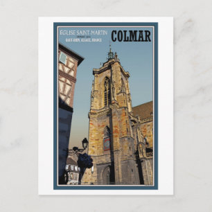Colmar - St Martins Church Postcard