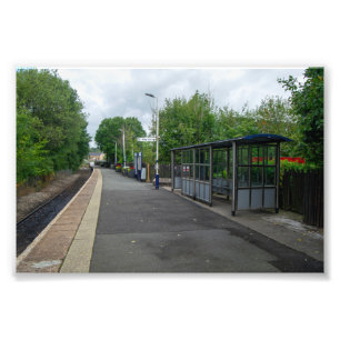 Colne Railway Station, Lancashire Photo Print