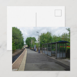 Colne Railway Station, Lancashire Postcard