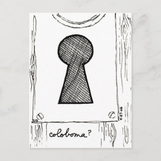 Coloboma postcard