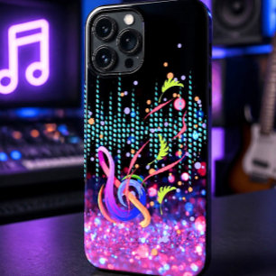Coloful Abstract Clef Sound Wave Design iPhone 13 Pro Max Case