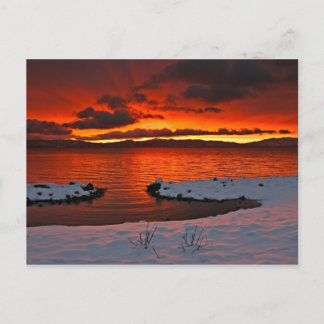 Coloful Lake Tahoe Sunrise... Postcard