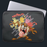 Coloful "Tantrum" TAZ™ Laptop Sleeve<br><div class="desc">Check out TAZ™ in this graphic with colourful tantrum poses arranged behind him.</div>