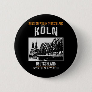Cologne 6 Cm Round Badge