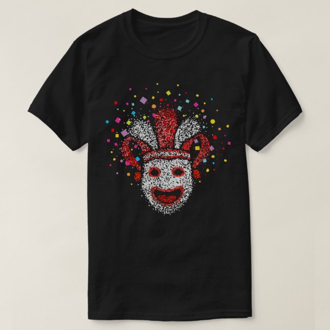 Cologne Carnival Carnival Confetti Rut Un Wiess T-Shirt (Design Front)