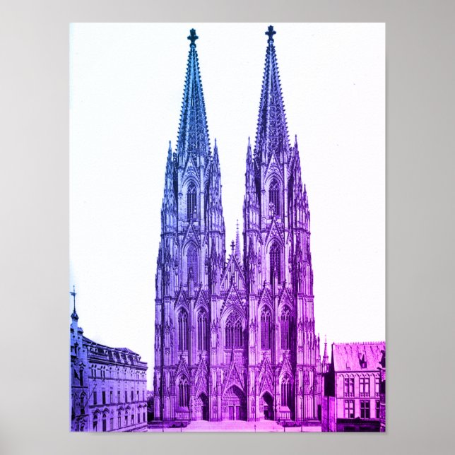 Cologne cathedral 1911 – Kölner Dom Poster (Front)