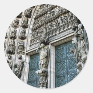 Cologne Cathedral Classic Round Sticker