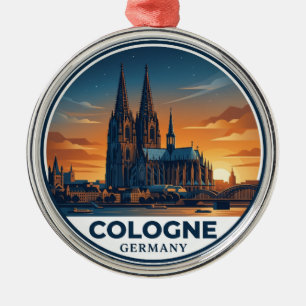 Cologne Cathedral Germany Metal Ornament