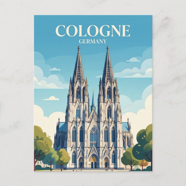 Cologne Cathedral Germany Postcard (Front)