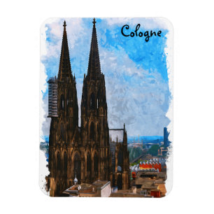 Cologne cathedral Germany travel Magnet