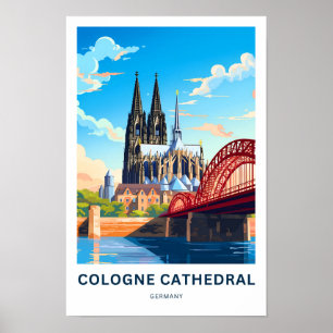 Cologne Cathedral Germany Travel Print