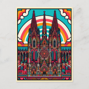 Cologne Cathedral, kolen germany holiday Postcard
