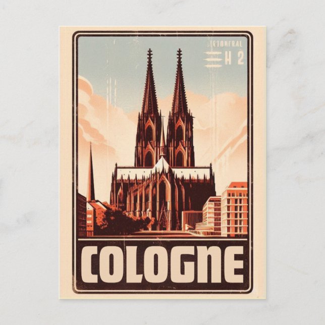 Cologne Cathedral, Köln germany holiday Postcard (Front)