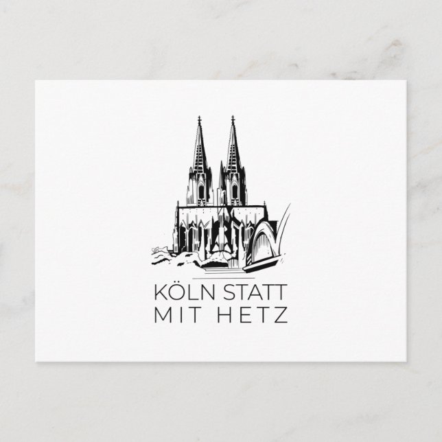 Cologne Cathedral Postcard (Front)