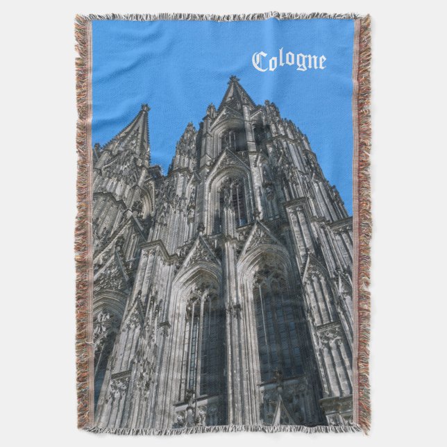 Cologne Cathedral Premium Flexi Magnet Throw Blanket (Front Vertical)