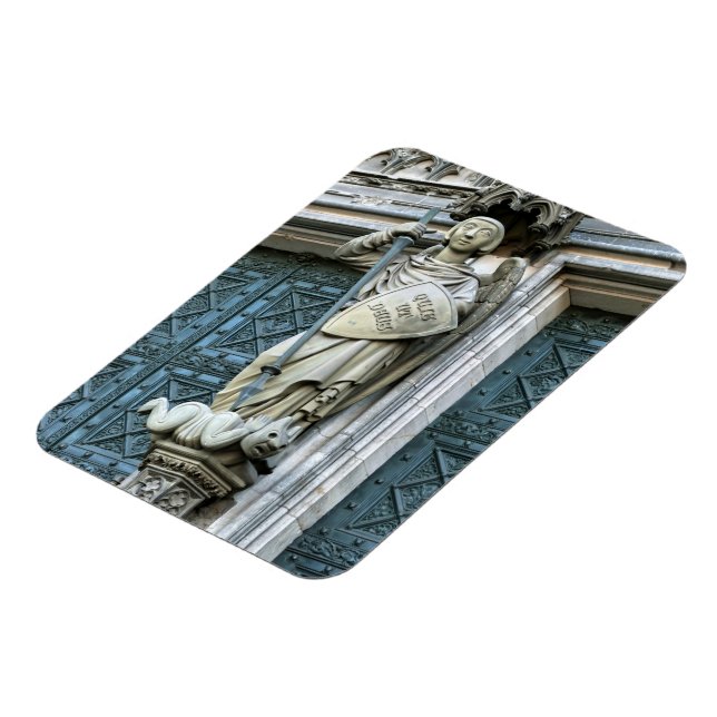 Cologne Cathedral Statue Magnet (Left Side)