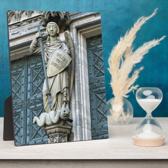 Cologne Cathedral Statue Plaque (Side)