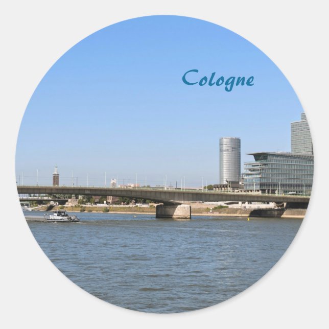 Cologne Classic Round Sticker (Front)