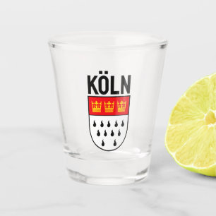 Cologne coat of arms (Germany) Shot Glass