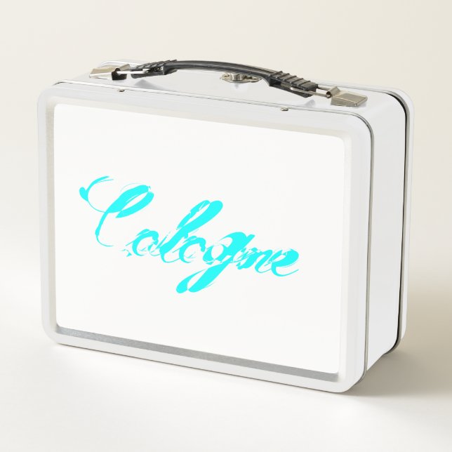 Cologne - Colonia - Cologne on the Rhine Metal Lunch Box (Back)