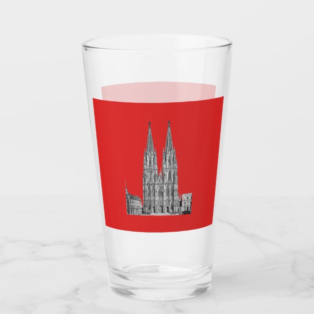 Cologne Dome Cologne Cologne Köln Gölsch Glass (Front)