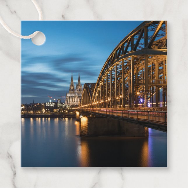 Cologne Germany Favour Tags (Front)