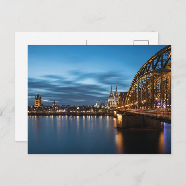 Cologne Germany Holiday Postcard (Front/Back)