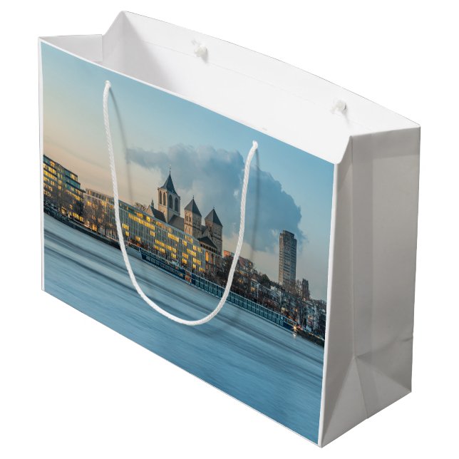 Cologne Germany Large Gift Bag (Back Angled)