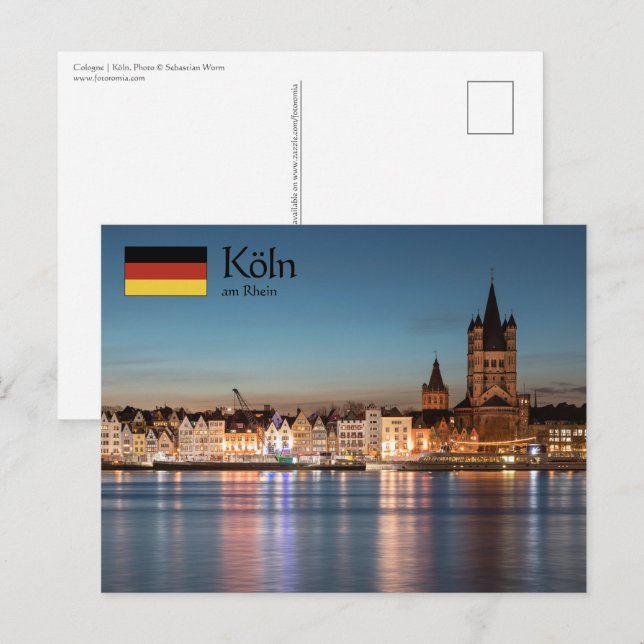 Cologne Germany Postcard (Front/Back)