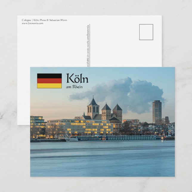 Cologne Germany Postcard (Front/Back)