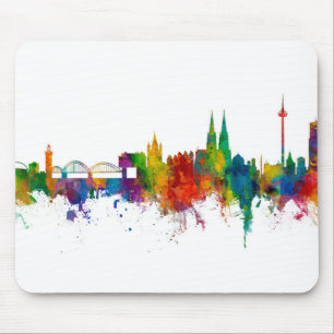 Cologne Germany Skyline Mouse Pad