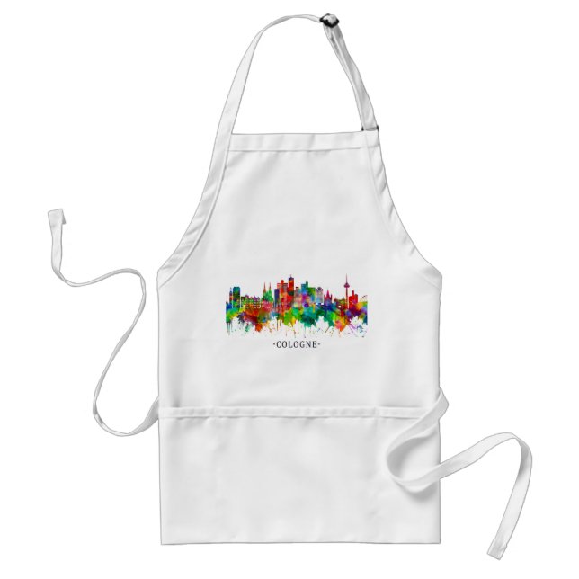 Cologne Germany Skyline Standard Apron (Front)