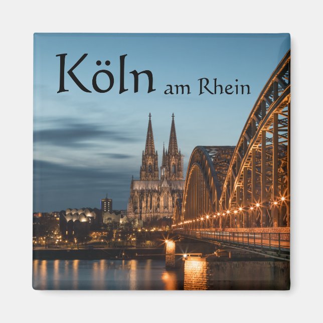 Cologne Germany Souvenir Magnet (Front)