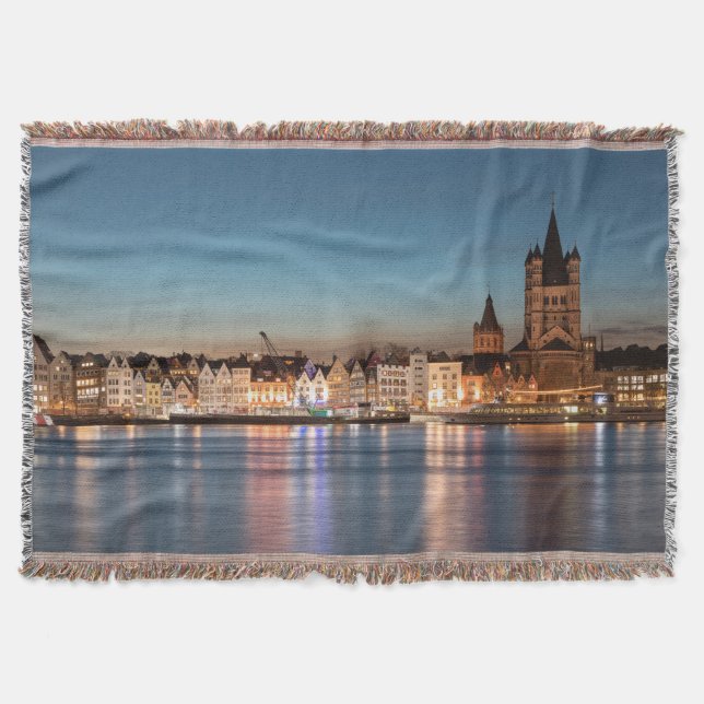 Cologne Germany Throw Blanket (Front)