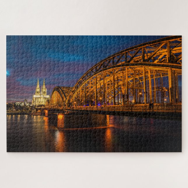 Cologne Hohenzollern Bridge Jigsaw Puzzle (Horizontal)