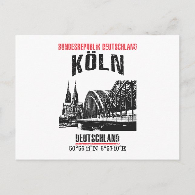 Cologne Postcard (Front)