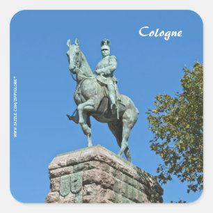 Cologne Square Sticker