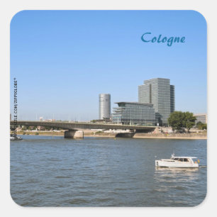 Cologne Square Sticker