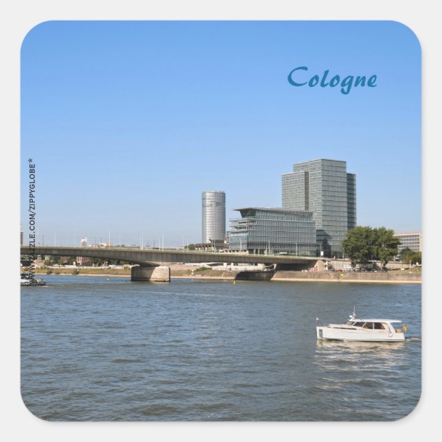 Cologne Square Sticker (Front)