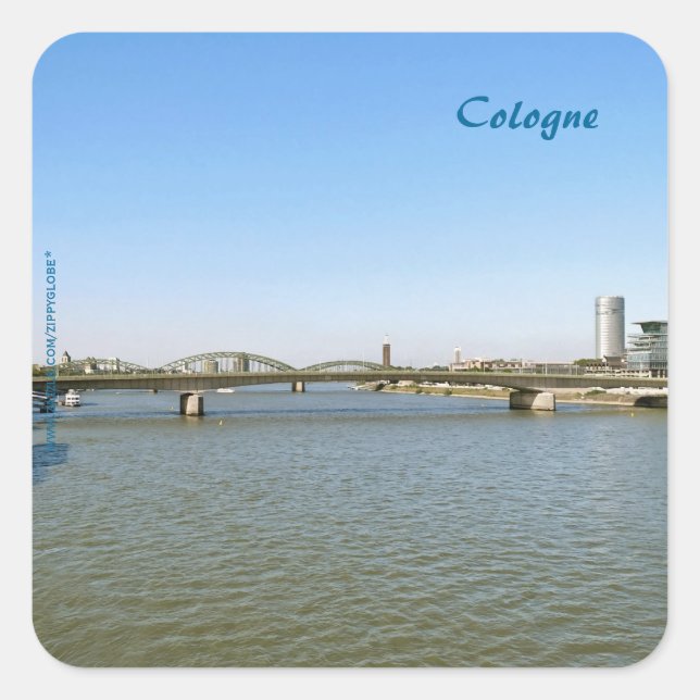 Cologne Square Sticker (Front)