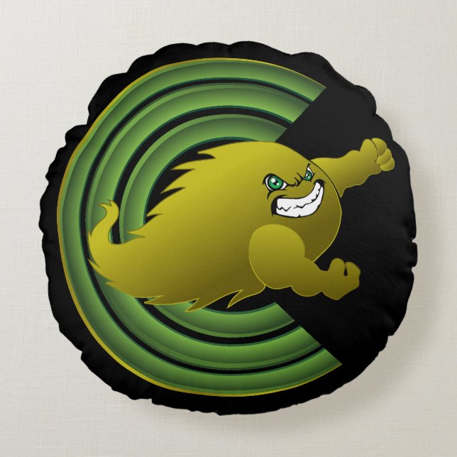 Coloma Comets #2 Round Cushion (Front)