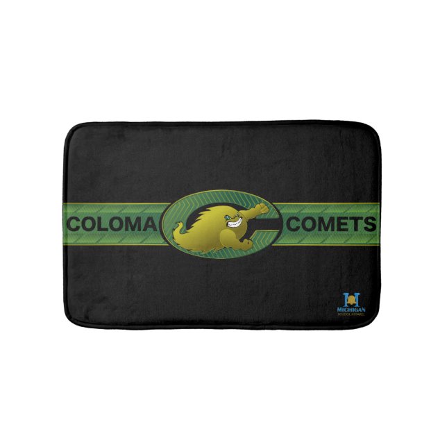 Coloma Comets  Bath Mat (Front)